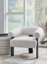 Prime Furniture - Ashley Furniture - Dultish Accent Chair - Accent Chair / Snow - A3000668
